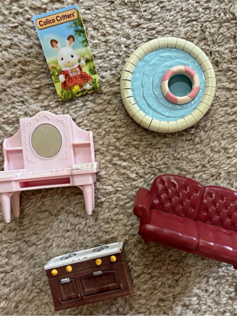 Sylvanian Families Calico Critter Incomplete Furniture